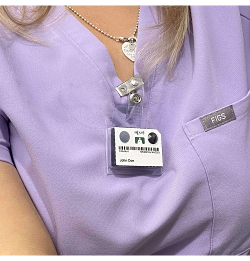 TLD RADIATION DOSIMETER COMPLIANCE BADGE- WHOLE BODY DOSIMETRY BADGE